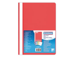 Classificador Donau 2001-04, capa trsp. c/ ferrag.  Vermelho
