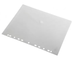 Envelope Plástico c/ Velcro HFP A4 Ref.353, 11 furos, Transp
