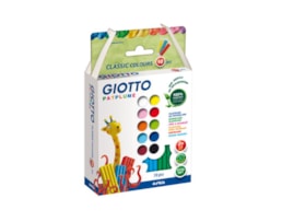 Plasticina Giotto Patplume, 20 grsX10 cores sort. refª512900