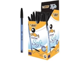 Esferografica BIC Cristal Soft, Preto
