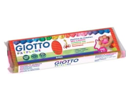 Plasticina Giotto Patplume 350Grs Ref.5101-02, Vermelho