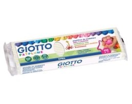 Plasticina Giotto Patplume 350Grs Ref.5101-07, Branco