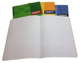 Caderno A4 agrafado Campus 48fls/90grs, 2 linhas