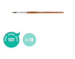 Pinceis  MILAN refª101/18, pêlo Poney nº 18