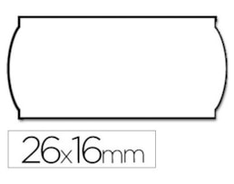 Etiquetas rolo 26X16 Redondo, Branco Permanente