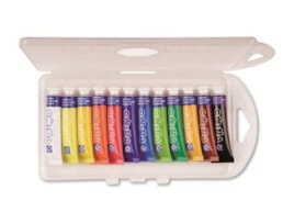 Guache Primo tubo c/12 Cores 7,5 ml Ref.245T12PP