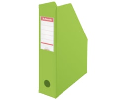 Porta Revista PVC A4 Esselte 56006, Lomb. 75mm, Verde