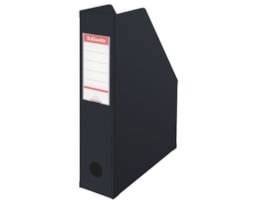 Porta Revista PVC A4 Esselte 56007, Lomb. 75mm, Preto