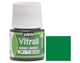 Tinta Pebeo Vitral Refª 8050-018, frs. 45ml, Verde