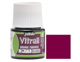 Tinta Pebeo Vitral Refª 8050-019, frs. 45ml, Vermelho verde