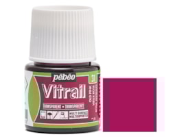 Tinta Pebeo Vitral Refª 8050-031, frs. 45ml, Rosa Velho