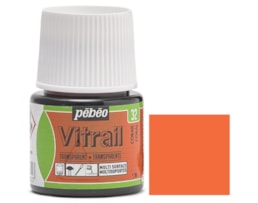 Tinta Pebeo Vitral Refª 8050-032, frs. 45ml, Salmão