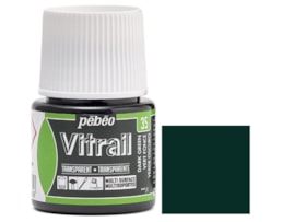 Tinta Pebeo Vitral Refª 8050-035, frs. 45ml, Verde Escuro