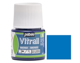 Tinta Pebeo Vitral Refª 8050-036, frs. 45ml, Azul Céu