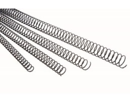 Espirais em metal 5:1, 20mm Cxa. 100, branco