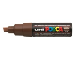 Marcador Uni Posca PC-8K Perm., traço  8mm, castanho