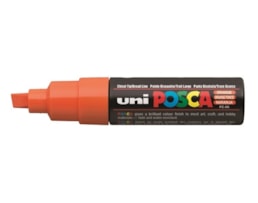 Marcador Uni Posca PC-8K Perm., traço  8mm, laranja