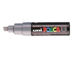 Marcador Uni Posca PC-8K Perm., traço  8mm, cinza