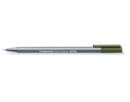Marcador Staedtler Triplus Fineliner 334-57, verde azeitona