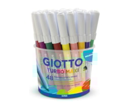 Marcador Giotto Turbo Maxi Refª 521400, Copo c/ 48 Sortidos