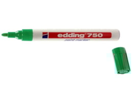 Marcador Edding 750 verde