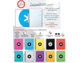 Caderno A5 Antartik Esp. C.Dura, 100g /120 Fls. Paut.