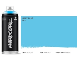 Tinta Spray MTN Hardcore, 400 ml, Azul Claro