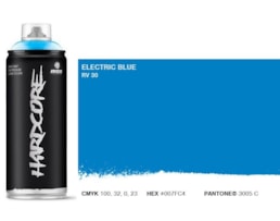Tinta Spray MTN Hardcore, 400 ml, azul eléctrico