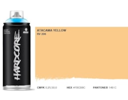 Tinta Spray MTN Hardcore, 400 ml, Amarelo atacama