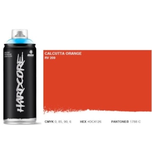 Tinta Spray MTN Hardcore, 400 ml, Laranja Calcuta