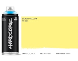 Tinta Spray MTN Hardcore, 400 ml, Amarelo praia