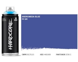 Tinta Spray MTN Hardcore, 400 ml, Azul andrómeda