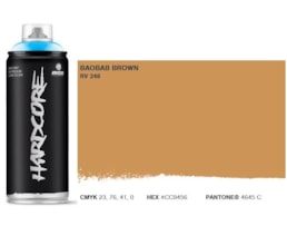 Tinta Spray MTN Hardcore, 400 ml, Castanho baobab