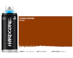 Tinta Spray MTN Hardcore, 400 ml, Castanho pangea