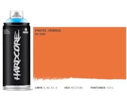 Tinta Spray MTN Hardcore, 400 ml, Laranja pastel