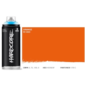 Tinta Spray MTN Hardcore, 400 ml, Laranja