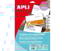 Etiquetas Apli p/Cartões Visita Ref.10608 emb. c/10 fls