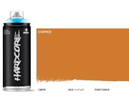 Tinta Spray MTN Hardcore, 400 ml, Cobre metalizado