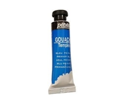 Guache Pebeo tubo 10 ml, Azul Primário