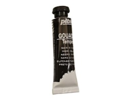 Guache Pebeo tubo 10 ml, Preto