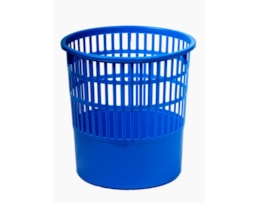 Cesto Plástico p/ Papeis Inúteis Aberto Refª300, Azul