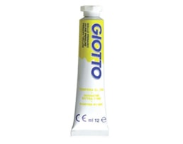 Guache Giotto, 12 ml, Ref. 3520 02 Cx. c/6 un., Amarelo