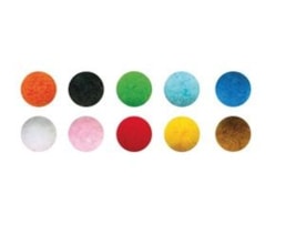 Pompons sortidos 5 cms, saco c/52