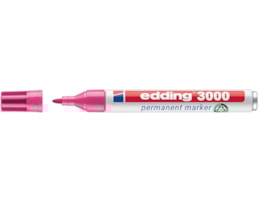 Marcador Edding 3000 Rosa