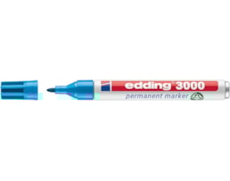 Marcador Edding 3000 Azul Claro