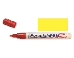 Marcador Hobby Line, Porcelana, brilhante, Amarelo