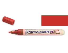 Marcador Hobby Line, Porcelana, brilhante, Vermelho Cereja