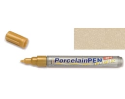 Marcador Hobby Line, Porcelana, brilhante, Prata