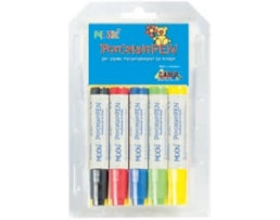 Marcador MUCKI, Porcelana, set c/5 cores sortidas
