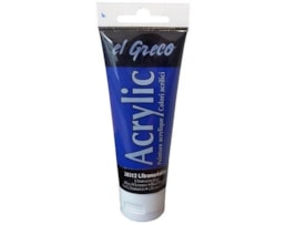 Acrilico EL GRECO, Tubo c/ 75ml, Azul Ultramarino